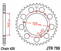 CREMALHEIRA JTR799-50D SUZ RMX50