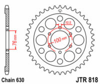 CREMALHEIRA JTR818-42D  (SUZ GSX-R750)