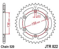 CREMALHEIRA JTR822-50D HUSQ
