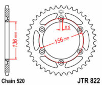 CREMALHEIRA JTR822-53D HUSQ