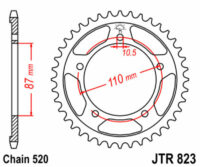 CREMALHEIRA JTR823-46D