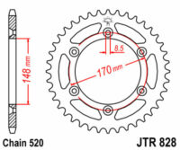 CREMALHEIRA JTR828-47D