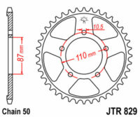 CREMALHEIRA JTR829-46D