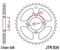 CREMALHEIRA JTR834-41D