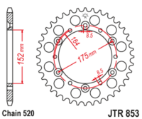 CREMALHEIRA JTR853-40D BLASTER/RAPTOR
