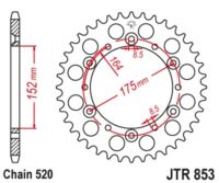 CREMALHEIRA JTR853-41D BANSHEE/BLASTER/RAPTOR