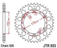 CREMALHEIRA JTR853-47D YA TT600