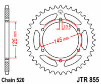 CREMALHEIRA JTR855-48D YA XJ600