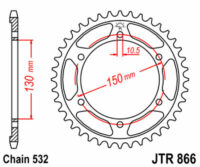 CREMALHEIRA JTR866-46D
