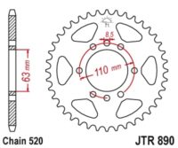 CREMALHEIRA JTR890-42D