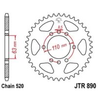 CREMALHEIRA JTR890-45D