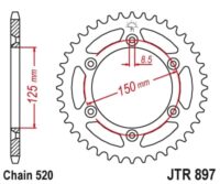 CREMALHEIRA JTR897-50D (KTM)
