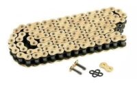 CORRENTE MOTO 520 120L C/ORING DOURADA RJ