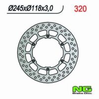 DISCO TRAVAO FRENTE YA YZ125/250/426 NG320