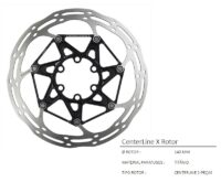 DISCO TRAVAO BIC SRAM CENTERLINE 140MM C/PARAFUSOS PRETO