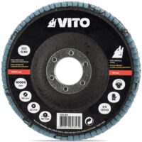 DISCO REBARBAR LAMELADO INOX ZIRCONIO G120 VITO