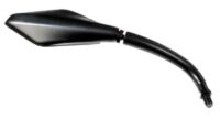 ESPELHO MOTO PRETO 125X63 M10/125 DTO