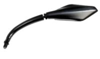 ESPELHO MOTO PRETO 125X63 M10/125 ESQ.