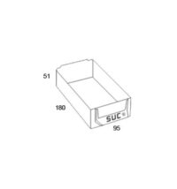 GAVETA ESTANTE METALO-PLASTICA Nº2 SUC