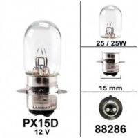LAMPADA FAROL 12V 25/25W PX15D FLOSSER