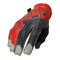 LUVAS ACERBIS MX X-H VERM/CINZ M