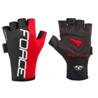 LUVAS FORCE DOTS VERMELHO/PRETO M