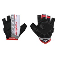 LUVAS FORCE RADICAL PRETO/BRANCO/VERMELHO L