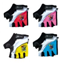 LUVAS CICLISMO TEKMAX CRIANÇA DK KID103 VERM/BR XXS
