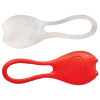 LUZ BIC COM LEDS SILICONE TEKMAX BR/VERM