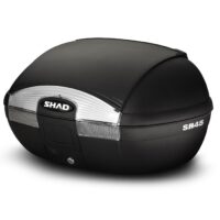 MALA MOTO SHAD SH45 PRETA C/REFL BRANCO