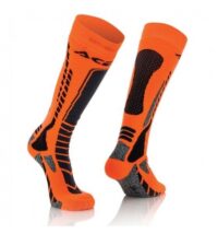 MEIAS ACERBIS MX PRO PRETO/LARANJA S/M