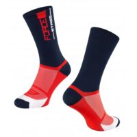 MEIAS CICLISMO FORCE STAGE AZ/VERM S/M