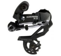 MUDANÇA BIC TRAS SRAM X3 CX LONGA PRETA