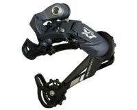 MUDANÇA BIC TRAS SRAM X7 9V LONGA CINZA