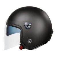 CAPACETE ABERTO FIBRA X70 LISO PR MATE M