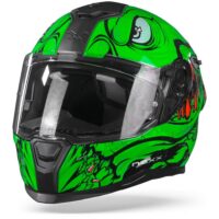 CAPACETE NEXX SX.100 ABISAL VERDE/VERMELHO M