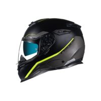 CAPACETE NEXX SX.100 SKYWAY PRETO/FLUO MATE L