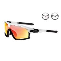 OCULOS CICLISMO GES R2 ROCKET BRANCO/PRETO
