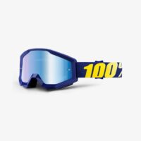 OCULOS MOTO 100% STRATA HOPE C/LENTE AZ ESPELHADA