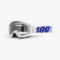 OCULOS MOTO 100% STRATA EQUINOX C/LENTE TRANSP.