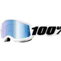 OCULOS MOTO 100% STRATA 2 EVEREST C/LENTE AZ ESPELHADA