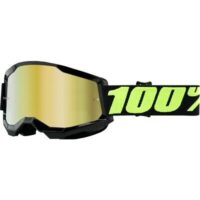OCULOS MOTO 100% STRATA 2 UPSOL C/LENTE DOUR ESPELHADA