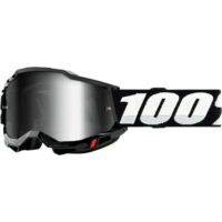 OCULOS MOTO 100% ACCURI 2 PRETO C/LENTE CZ ESPELHADA