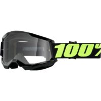 OCULOS MOTO 100% STRATA 2 UPSOL C/LENTE TRANSPARENTE