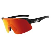 OCULOS CICLISMO GES OMEGA PRETO/LARANJA