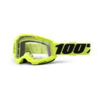 OCULOS 100% STRATA 2 AMARELO C/LENTE TRANSPARENTE