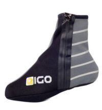 CAPA SAPATOS CICLISMO EIGO NEOPRENE PR/CINZA M