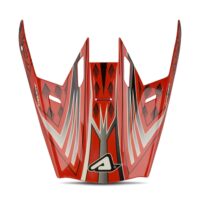 PALA CAPACETE ACERBIS SNAKE VERMELHO