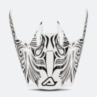 PALA CAPACETE ACERBIS CHEYENNE PR/BRANCO