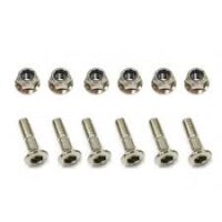 PARAFUSOS CREMALHEIRA RACEPRO M8X30 6PCS CINZA